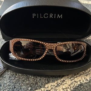 Pilgrim Sunglasses with Rhinestones